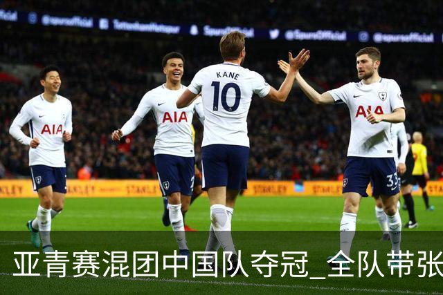 亚青赛混团中国队夺冠 全队带张志杰球衣上领奖台